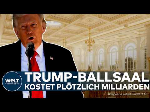 USA: Trumps neuer Ballsaal wird zum Milliardenprojekt – jetzt zahlen die Steuerzahler