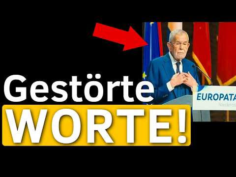 Van der Bellen lässt bei Rede die Katze aus dem Sack!