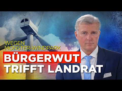 Wegen Monster-Windpark: Bürgerwut trifft Landrat