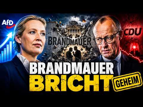 Weidel sprengt die CDU Brandmauer in Trümmern!  (Geheime Gespräche laufen bereits!)