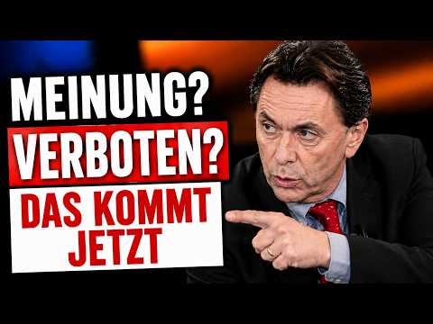 Wenn wir jetzt schweigen, ist die Meinungsfreiheit bald weg! Das ist morgen verboten!