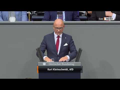 „Wie lange noch?“ Kurt Kleinschmidt rechnet im Bundestag ab