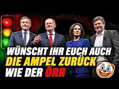 Wünscht ihr euch auch die Ampel zurück wie der ÖrR 🥴
