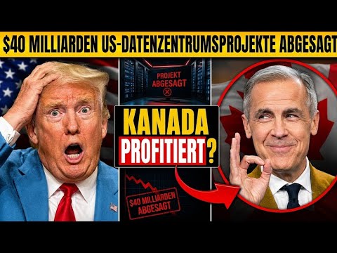 40 Milliarden Dollar an US-Rechenzentren abgesagt. Kanada zog still und leise über Nacht ein. 40 Milliarden Dollar an US-Rechenzentren abgesagt. Kanada zog still und leise über Nacht ein.