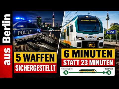 5 Waffen sichergestellt – ausBerlin 5 Waffen sichergestellt – ausBerlin