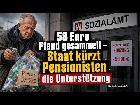 58 Euro Pfand gesammelt – Staat kürzt Pensionisten die Unterstützung 58 Euro Pfand gesammelt – Staat kürzt Pensionisten die Unterstützung