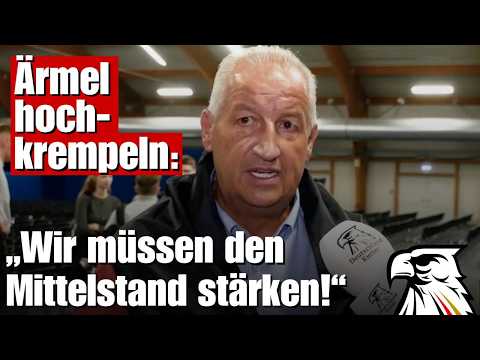 Ärmel hochkrempeln: „Wir müssen den Mittelstand stärken!“ | Mike Moncsek (AfD-Sachsen) Ärmel hochkrempeln: „Wir müssen den Mittelstand stärken!“ | Mike Moncsek (AfD-Sachsen)