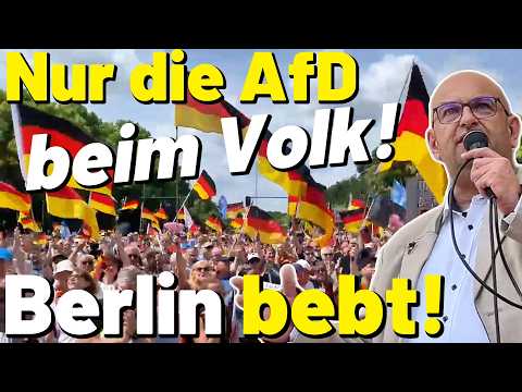 AfD Bundestagsabgeordnete bei Anti Merz Demo! Berlin BEBT! Projekt M1llion vs. Bundesregierung