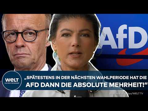 AFD: „Eine Ohrfeige für den Wähler!“ – Wagenknecht ledert bei WELT heftig gegen die Brandmauer!