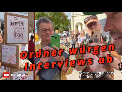„AfD ist an den Zuständen nicht schuld!“ Omas gegen Rechts & Gegenstimmen Saalfeld 30.5.26