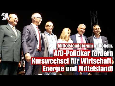 AfD-Politiker fordern Kurswechsel für Wirtschaft, Energie und Mittelstand!