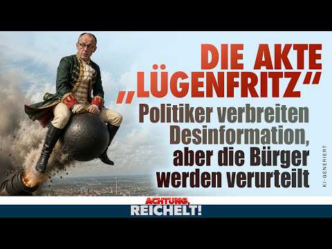 Akte „Lügenfritz“! Politiker lügen, Bürger werden vor Gericht gestellt
