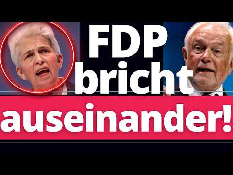 Akut: FDP wird völlig zerstört! Von dieser Partei bleibt NICHTS mehr übrig!