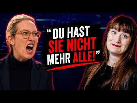 Alice Weidel dreht durch und Zerstört Linke LIVE im TV!