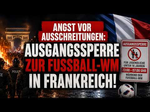 Angst vor Ausschreitungen: Ausgangssperre zur Fußball-WM in Frankreich Angst vor Ausschreitungen: Ausgangssperre zur Fußball-WM in Frankreich