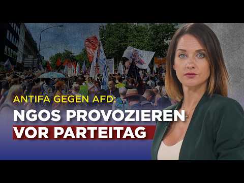 Antifa gegen AfD: NGOs provozieren vor Parteitag Antifa gegen AfD: NGOs provozieren vor Parteitag