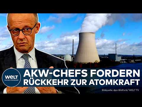 ATOMKRAFT IN DEUTSCHLAND: Ex-Werksleiter fordern Merz zur Reaktivierung deutscher Kernkraftwerke auf