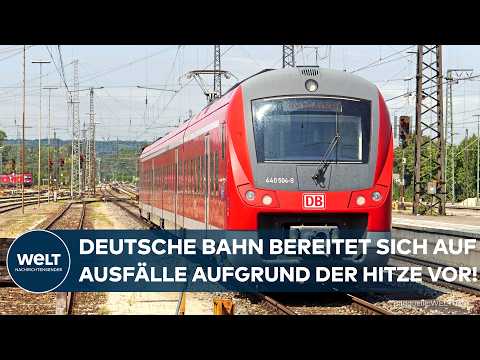 BAHN VOR HITZE-PROBE: Temperaturen könnten Gleise und Technik gefährden! DB warnt vor Ausfällen!