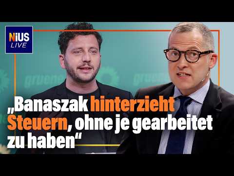 Banaszak kriegt 200.000 Euro vom Steuerzahler und hinterzieht auch noch Steuern | NIUS Live