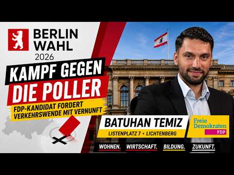 Batuhan Temiz (FDP): Kampf gegen Poller, Bürokratie und Stillstand Batuhan Temiz (FDP): Kampf gegen Poller, Bürokratie und Stillstand