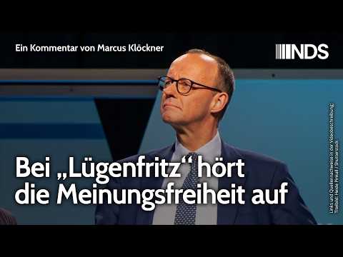 Bei „Lügenfritz“ hört die Meinungsfreiheit auf | Marcus Klöckner | NDS-Podcast
