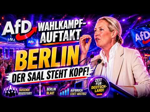 BERLIN BEBT Wahlkampf-Auftakt der AfD mit Dr. Alice Weidel BERLIN BEBT Wahlkampf-Auftakt der AfD mit Dr. Alice Weidel