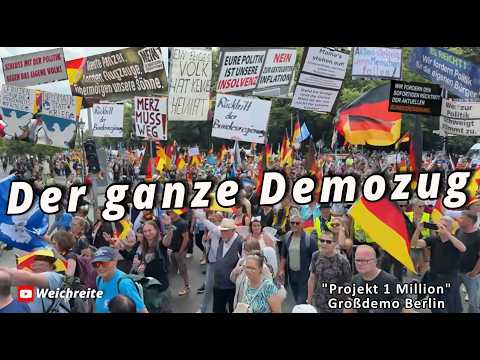 Berlin „Projekt 1 Million“ Der gesamte Demonstrationszug Großdemo 8.6.26 Demo Berlin „Projekt 1 Million“ Der gesamte Demonstrationszug Großdemo 8.6.26 Demo