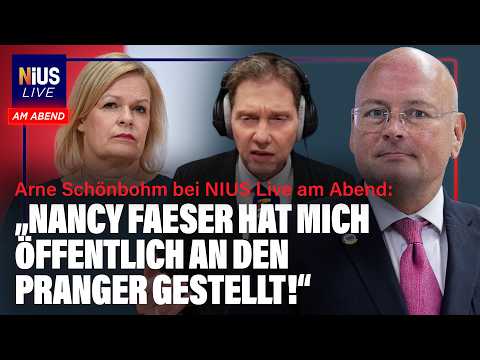 Böhmermann-Opfer Arne Schönbohm sieht Nancy Faeser als Komplizin der ZDF-Propaganda Böhmermann-Opfer Arne Schönbohm sieht Nancy Faeser als Komplizin der ZDF-Propaganda