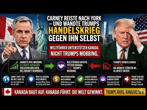 Carney ging nach New York – und wandte Trumps Handelskrieg gegen ihn.