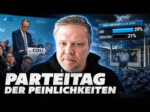 CDU Delegierte müssen zum Klatschen motiviert werden – gleichzeitig zieht die AfD davon! CDU Delegierte müssen zum Klatschen motiviert werden – gleichzeitig zieht die AfD davon!