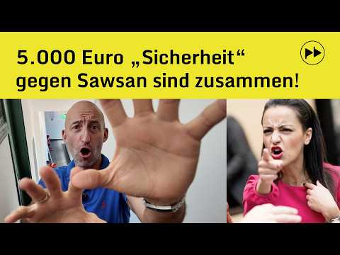 Danke: 5.000 Euro „Sicherheit“ gegen Sawsan Chebli sind zusammen!