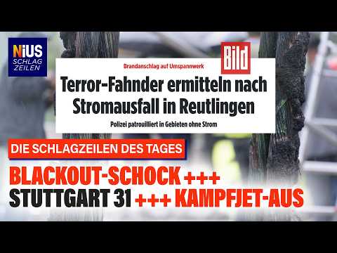 „Das ist Özdemirs Vorfeld“: Wer steckt hinter dem Blackout in Reutlingen? | NIUS Schlagzeilen