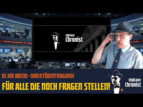 DC am Abend – Direktübertragung! Für Alle, die noch Fragen stellen! DC am Abend – Direktübertragung! Für Alle, die noch Fragen stellen!