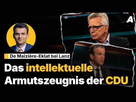 De Maizières Lanz-Auftritt wird zum Symbol für die Partei – Apollo Newsroom
