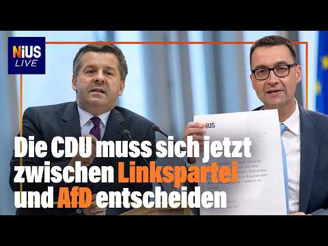 „Den Garaus machen“: Linke-Parteitag zeigt, mit wem die CDU paktiert | NIUS Live „Den Garaus machen“: Linke-Parteitag zeigt, mit wem die CDU paktiert | NIUS Live