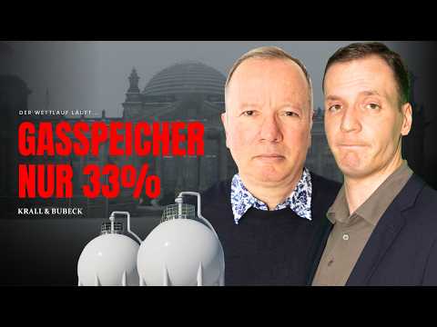 DER WETTLAUF GEGEN DEN WINTER: Gasspeicher bei 33% statt 55% — und NIEMAND füllt sie!