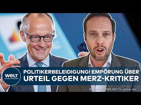 DEUTSCHLAND: 2.000 Euro Strafe für „Lügenfritz“! Empörung über Urteil gegen Merz-Kritiker