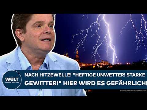 DEUTSCHLAND: Nach der Hitzewelle! „Teils heftige Unwetter! Starke Gewitter!“ Hier wird es heftig!