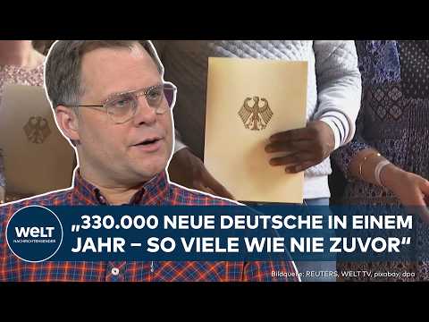 DEUTSCHLAND: Pass-Boom in Deutschland! Rekordzahl bei Einbürgerungen entfacht politische Debatte