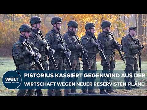 DEUTSCHLAND: Streit um Reservistenpflicht eskaliert! Arbeitgeber laufen Sturm gegen Pistorius-Pläne!