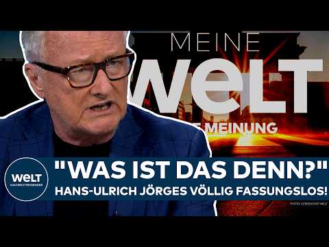 DEUTSCHLAND: „Was ist das denn?“ Hans-Ulrich Jörges völlig fassungslos!