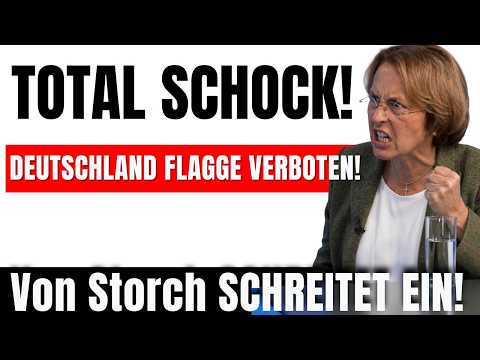 „Deutschlandfahne verboten – Pride-Flagge erlaubt! Von Storch explodiert!“ „Deutschlandfahne verboten – Pride-Flagge erlaubt! Von Storch explodiert!“