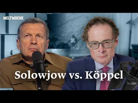 «Du bist der Gefangene deiner Propaganda»: Köppel vs. Solowjow, von Tolstoj bis von der Leyen «Du bist der Gefangene deiner Propaganda»: Köppel vs. Solowjow, von Tolstoj bis von der Leyen