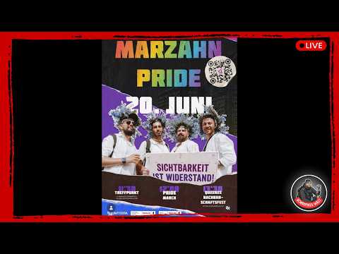 ❗ LIVE❗in Berlin | Demo: „Marzahn Pride – Sichtbarkeit ist Widerstand“| 20.06.2026