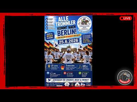 ❗ LIVE❗in Berlin | Freiheitslauf: „Gemeinsam für Einigkeit, Recht & Freiheit“| 25.06.2026 ❗ LIVE❗in Berlin | Freiheitslauf: „Gemeinsam für Einigkeit, Recht & Freiheit“| 25.06.2026