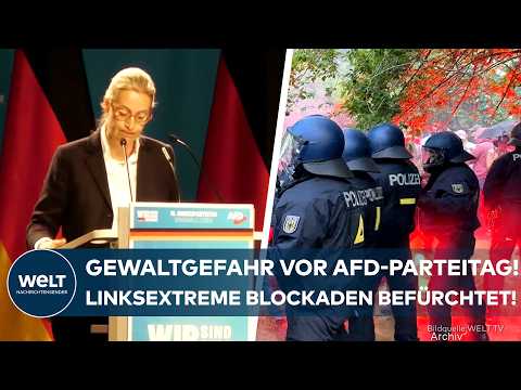 ERFURT IM AUSNAHMEZUSTAND: Polizei rüstet sich für AfD-Parteitag! 50.000 Demonstranten erwartet!