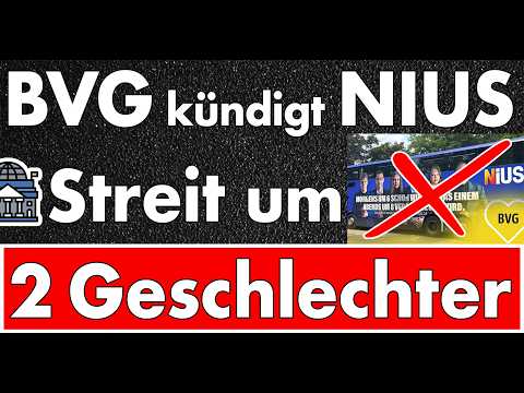 Eskalation wegen Witz über 2 Geschlechter in Berlin! Gesetz kennt nur 2 Geschlechter – BVG kündigt!