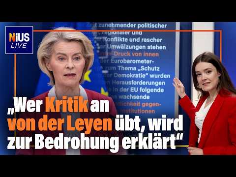 EU-Wahrheitsbehörde: Von der Leyens massiver Angriff auf freie Medien | NIUS Live EU-Wahrheitsbehörde: Von der Leyens massiver Angriff auf freie Medien | NIUS Live