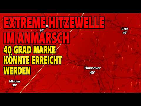Extreme Hitzewelle im Anmarsch – Rekorde könnten fallen Extreme Hitzewelle im Anmarsch – Rekorde könnten fallen
