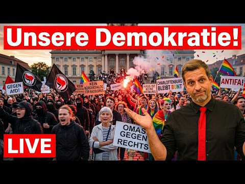 🌈 UNSERE DEMOKRATIE ‼️LIVE AUS BERLIN ‼️